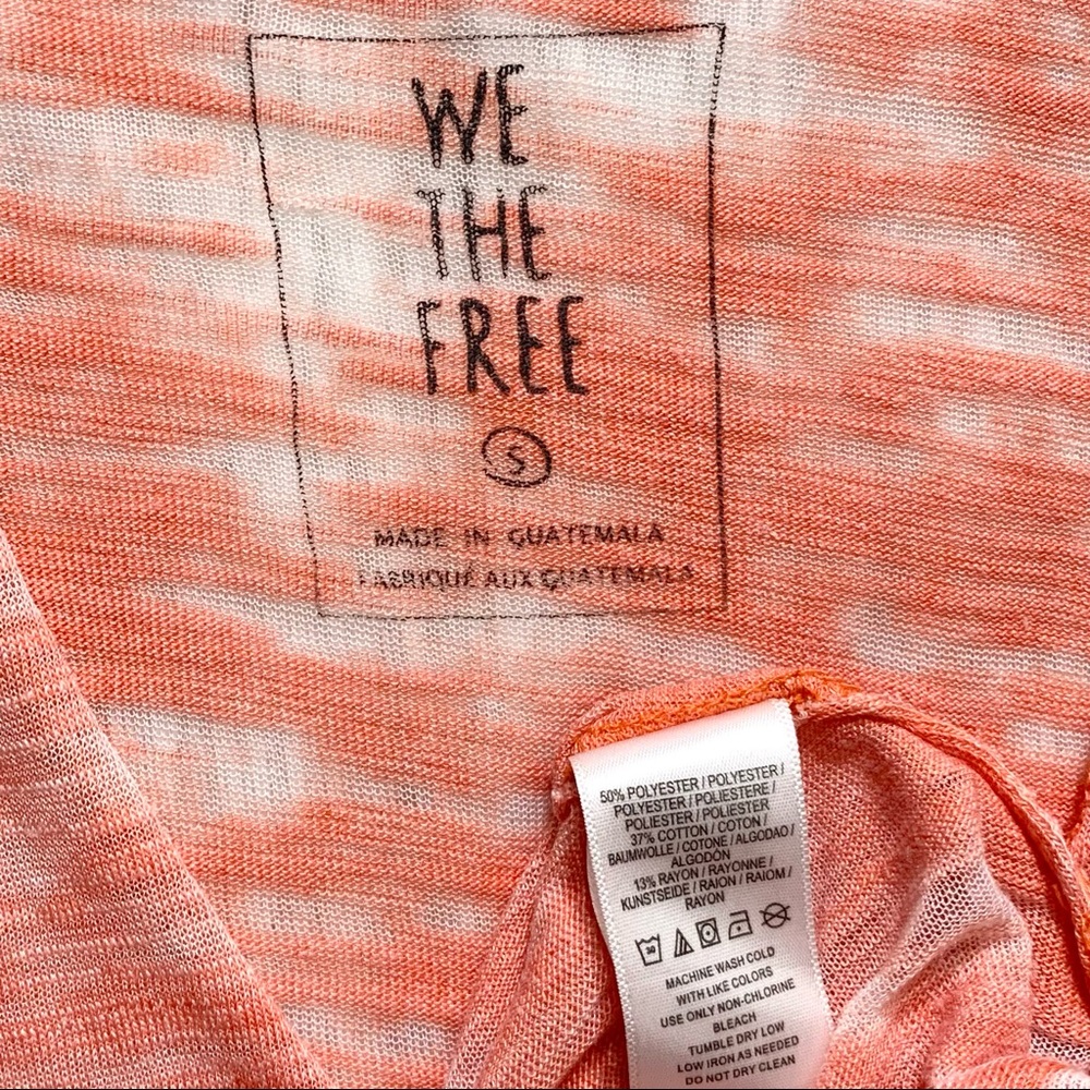SOLD-Free People Burnout Short Sleeve V Neck Tee - Picture 10 of 11